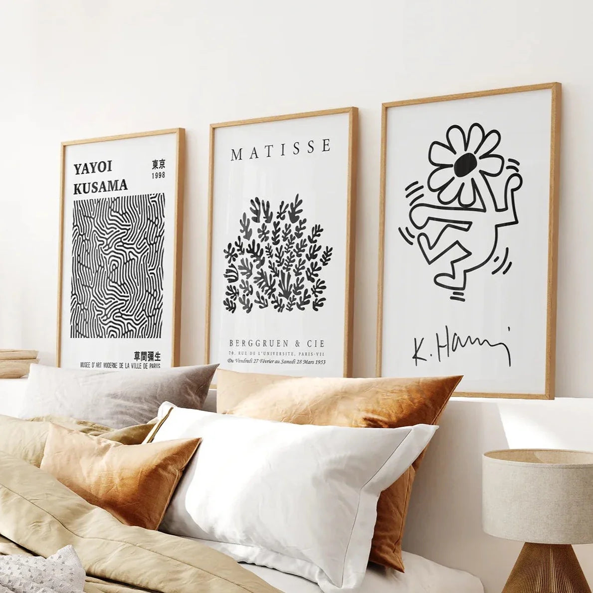 Matisse, Kusama & Haring 3 Piece Wall Art