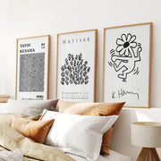 Matisse, Kusama & Haring 3 Piece Wall Art