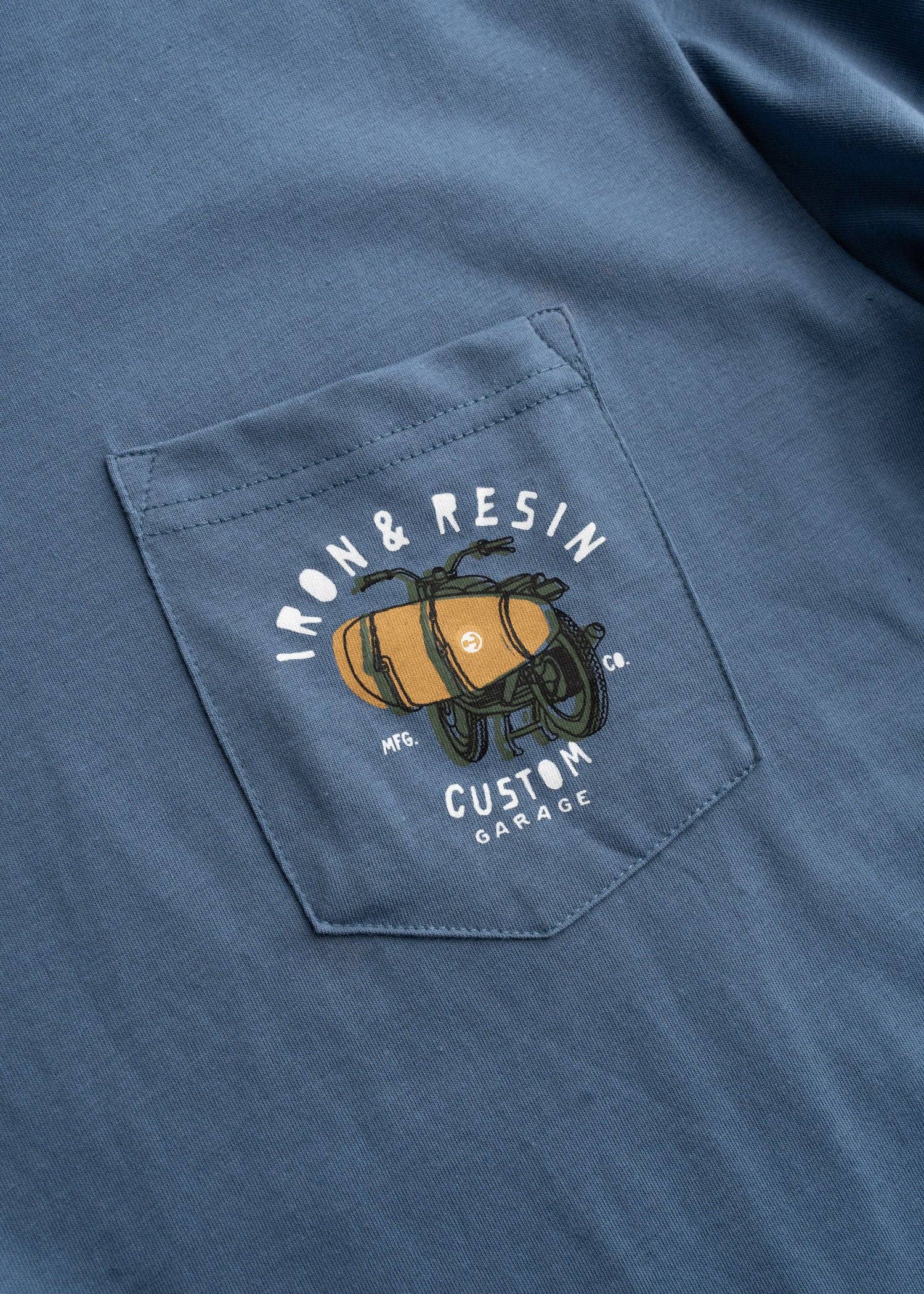 Custom Garage Pocket Tee