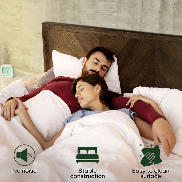 Alander Solid Wood Bed Frame