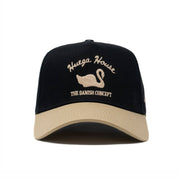 Vintage Swan | Khaki & Black Hat