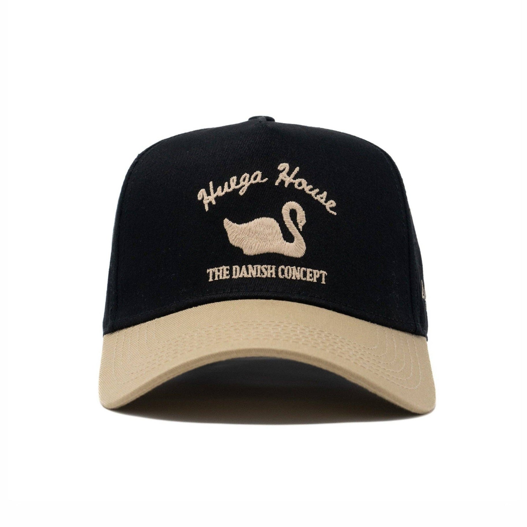 Vintage Swan | Khaki & Black Hat