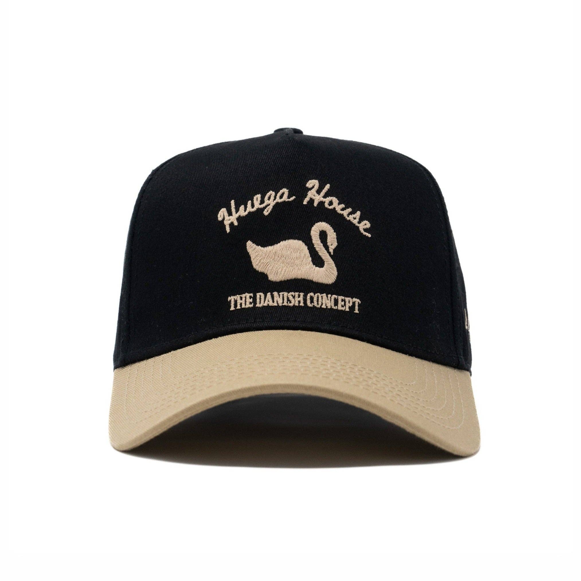 Vintage Swan | Khaki & Black Hat