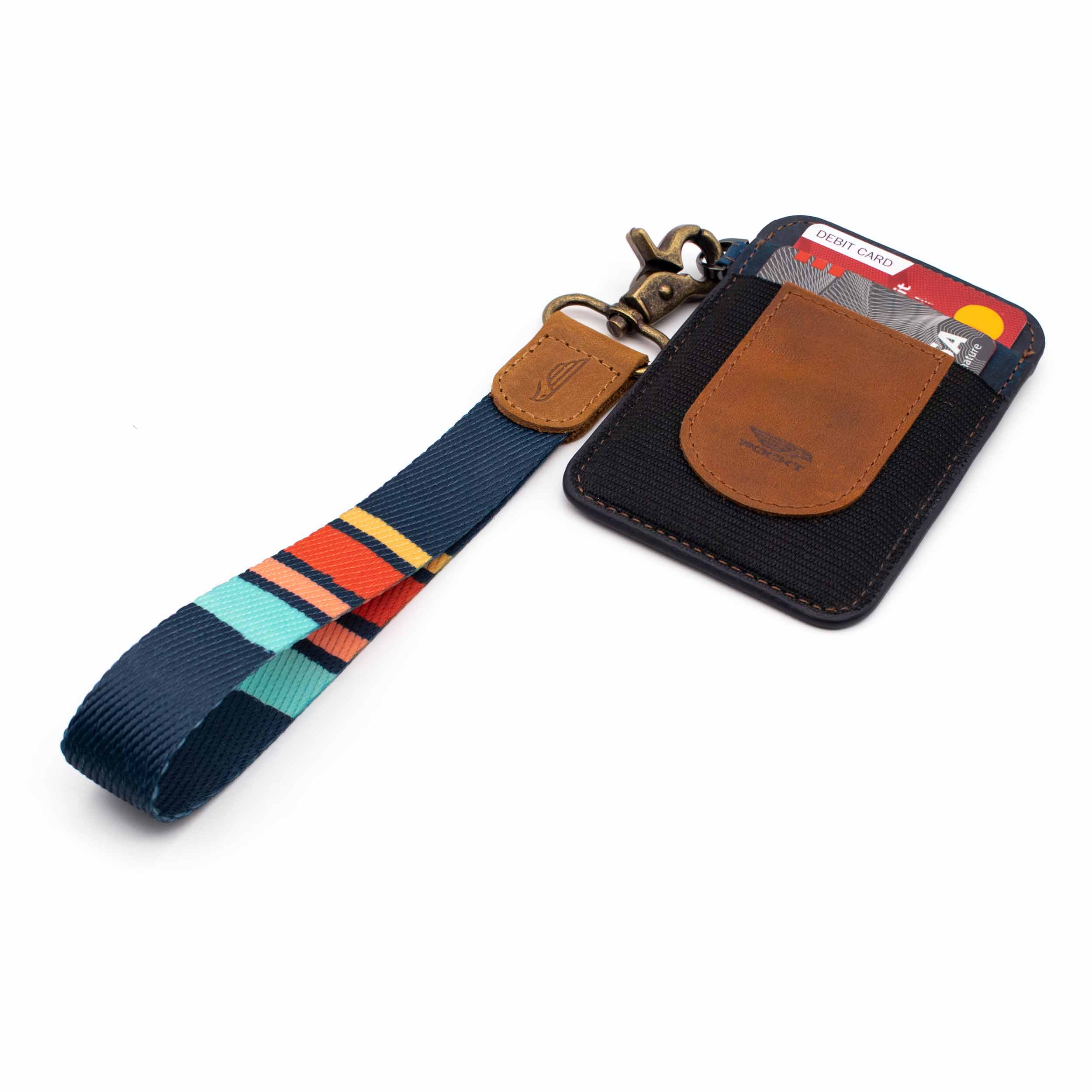 Cali Wristlet Keychain for Badge, Wallet, and Phone