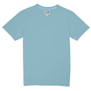 SOLID PORCELAIN BLUE - PIMA SLUB TEE