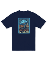 ELECTRIC PALM - NAVY PRIMO GRAPHIC TEE