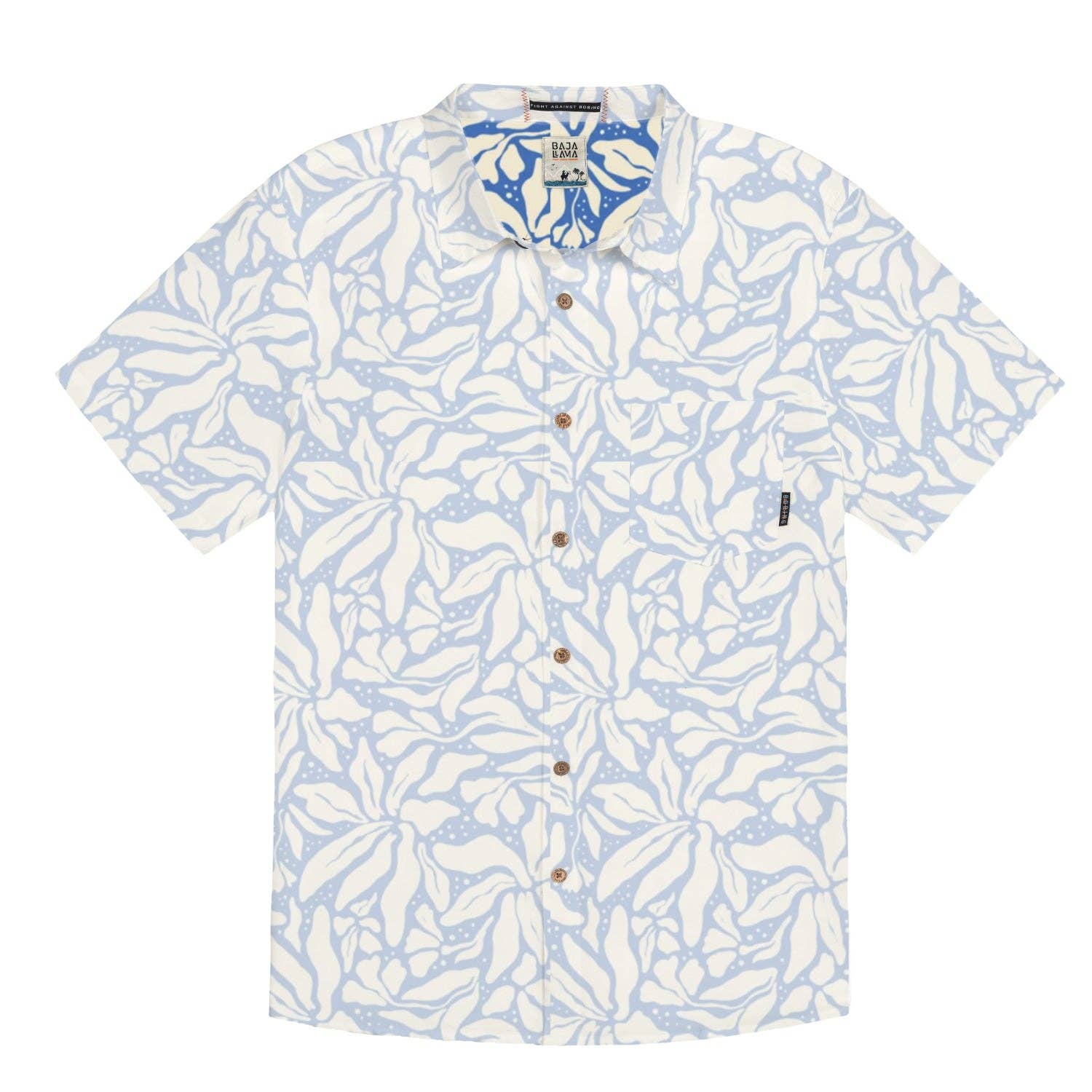 LEAF ME BLUE - NIGHTHAWK™ BUTTON UP