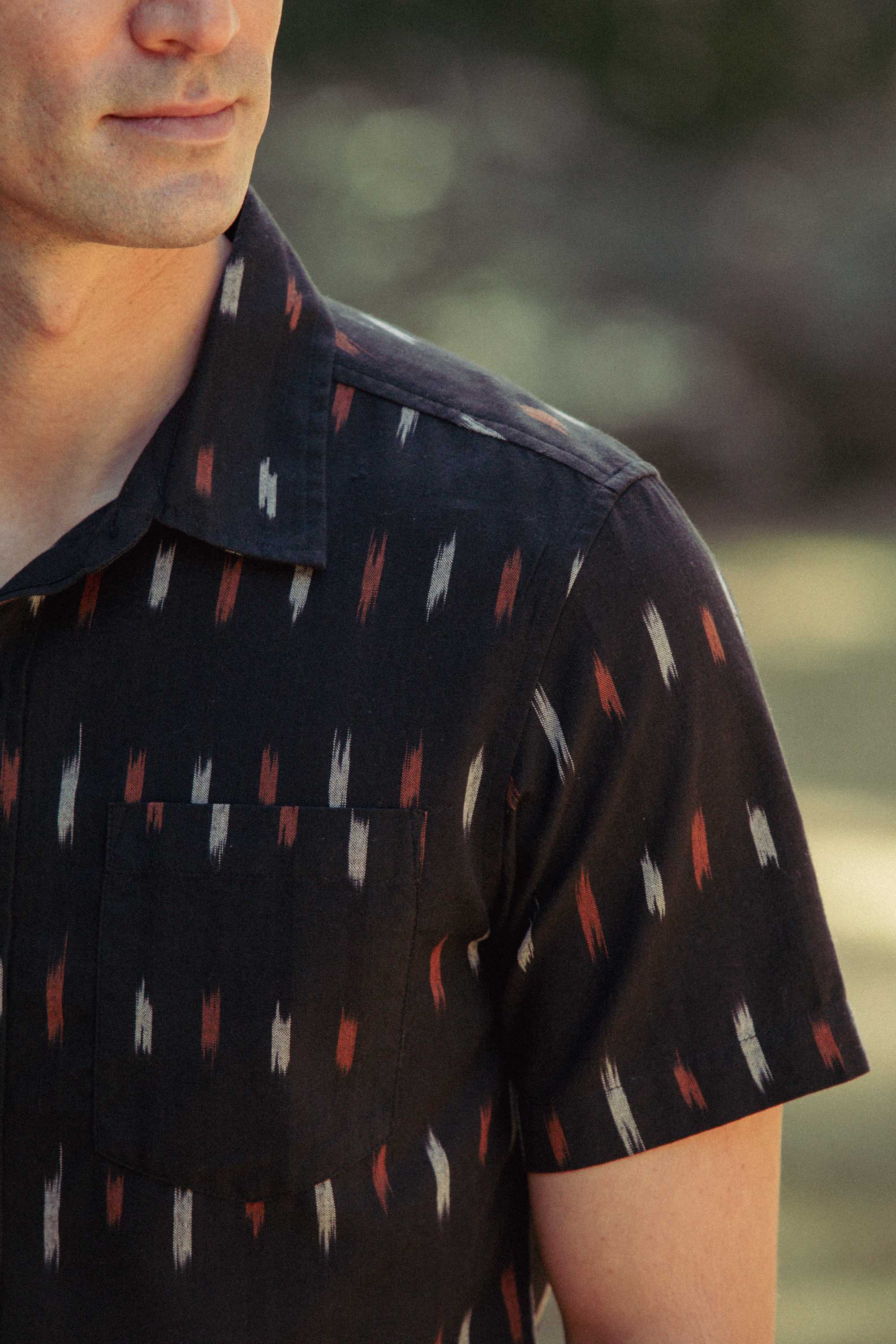 Harbor Slim Shirt / Dotted Horizon