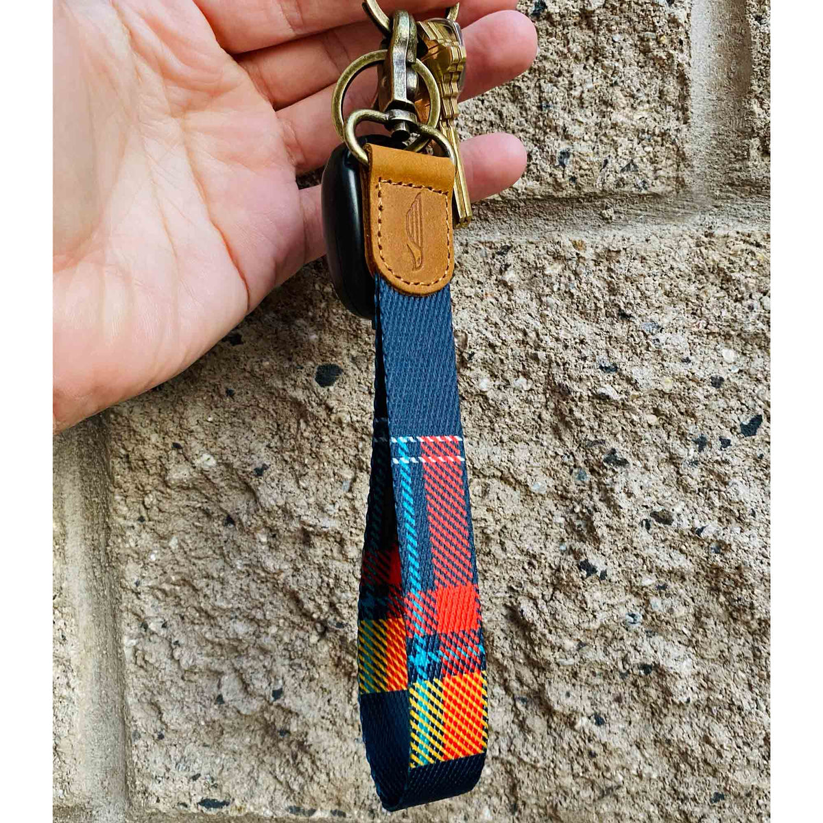 Wallace Wristlet Keychain for Badge, Wallet, and Phone