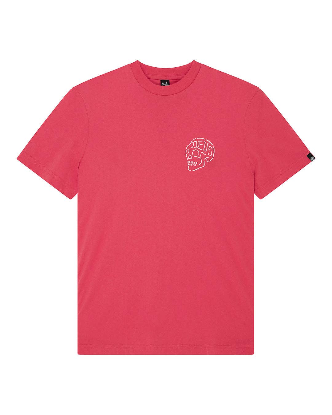 Venice Skull Tee - Melon Red