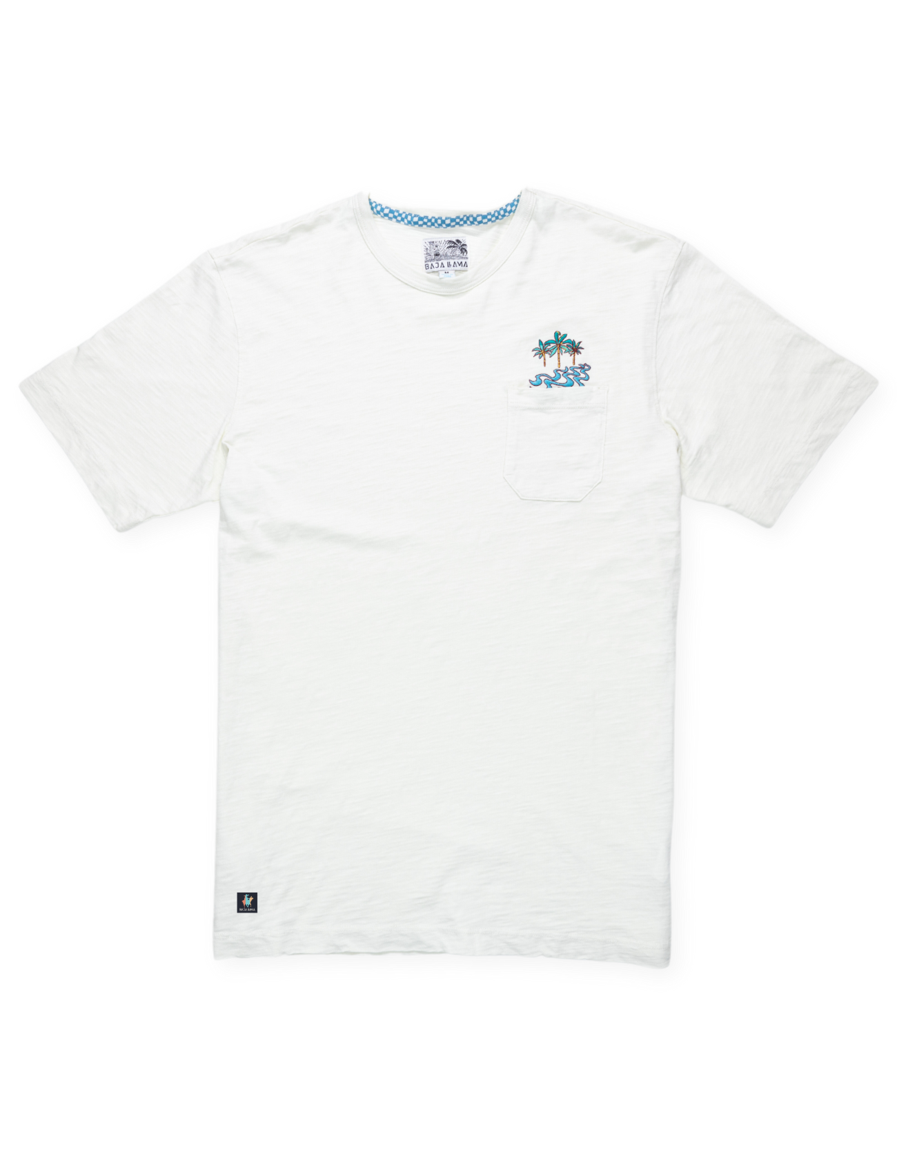 PALMY WAVES - SLUB PIMA POCKET TEE