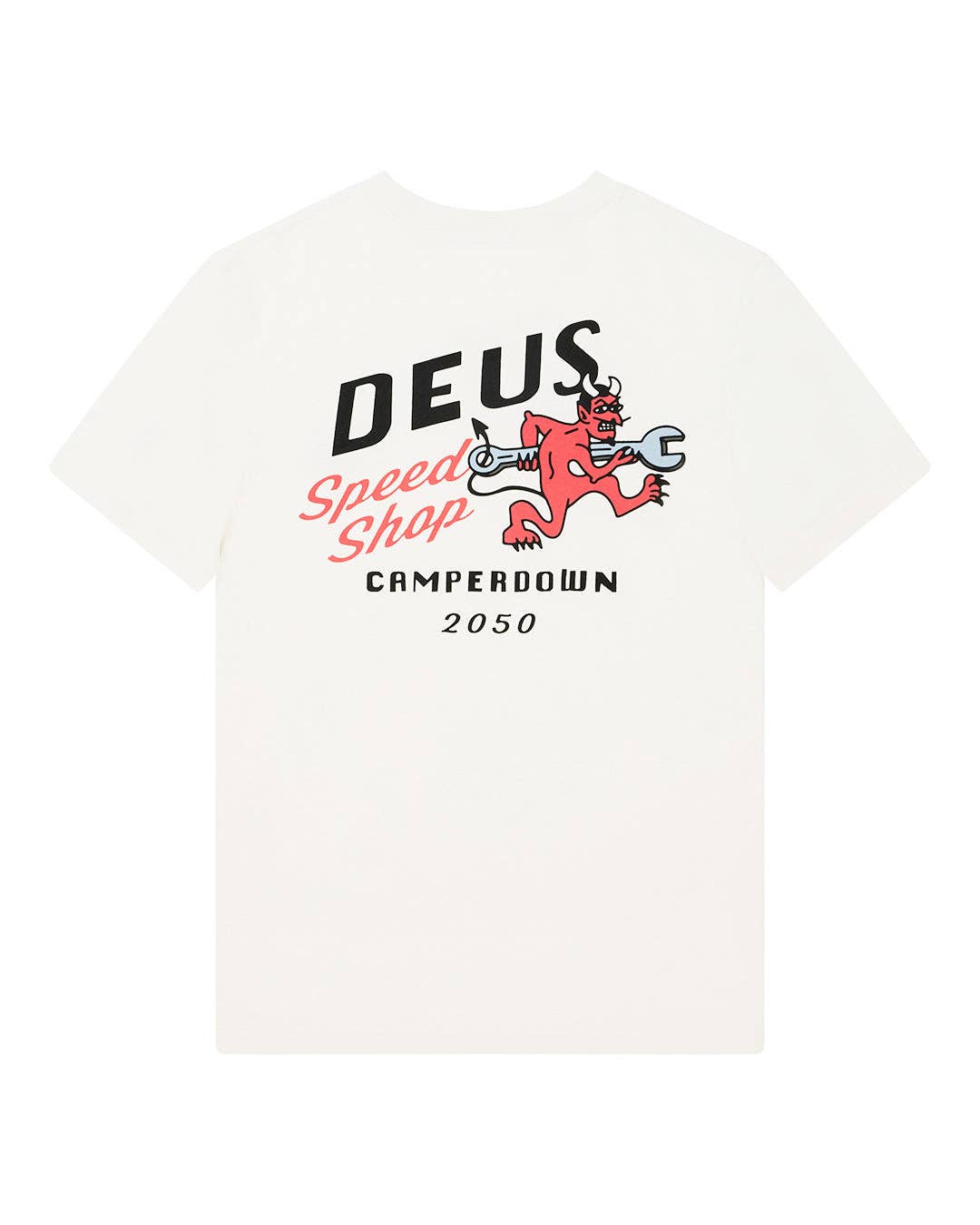 Dogleg Tee - Dirty White