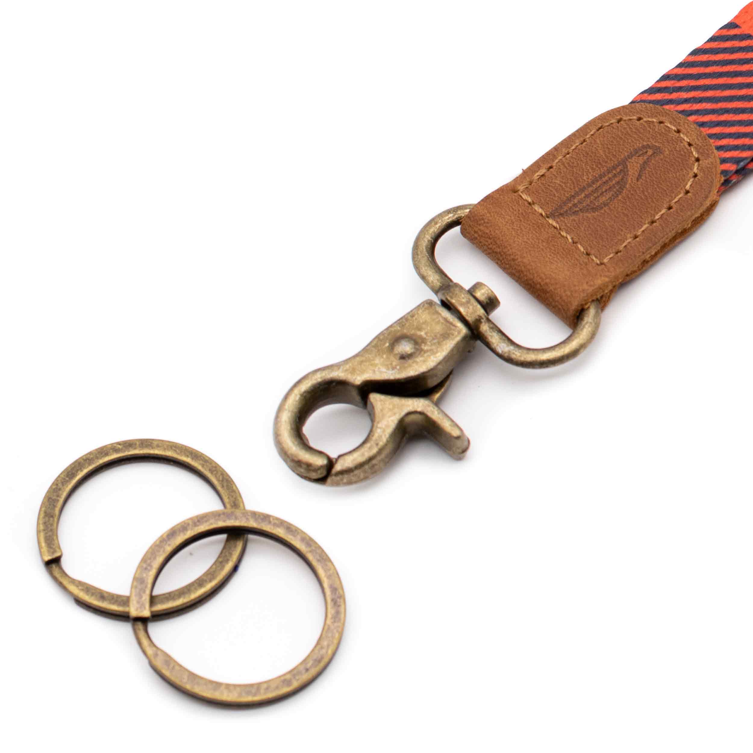 Autumn Wristlet Keychain for Badge, Wallet, and Phone