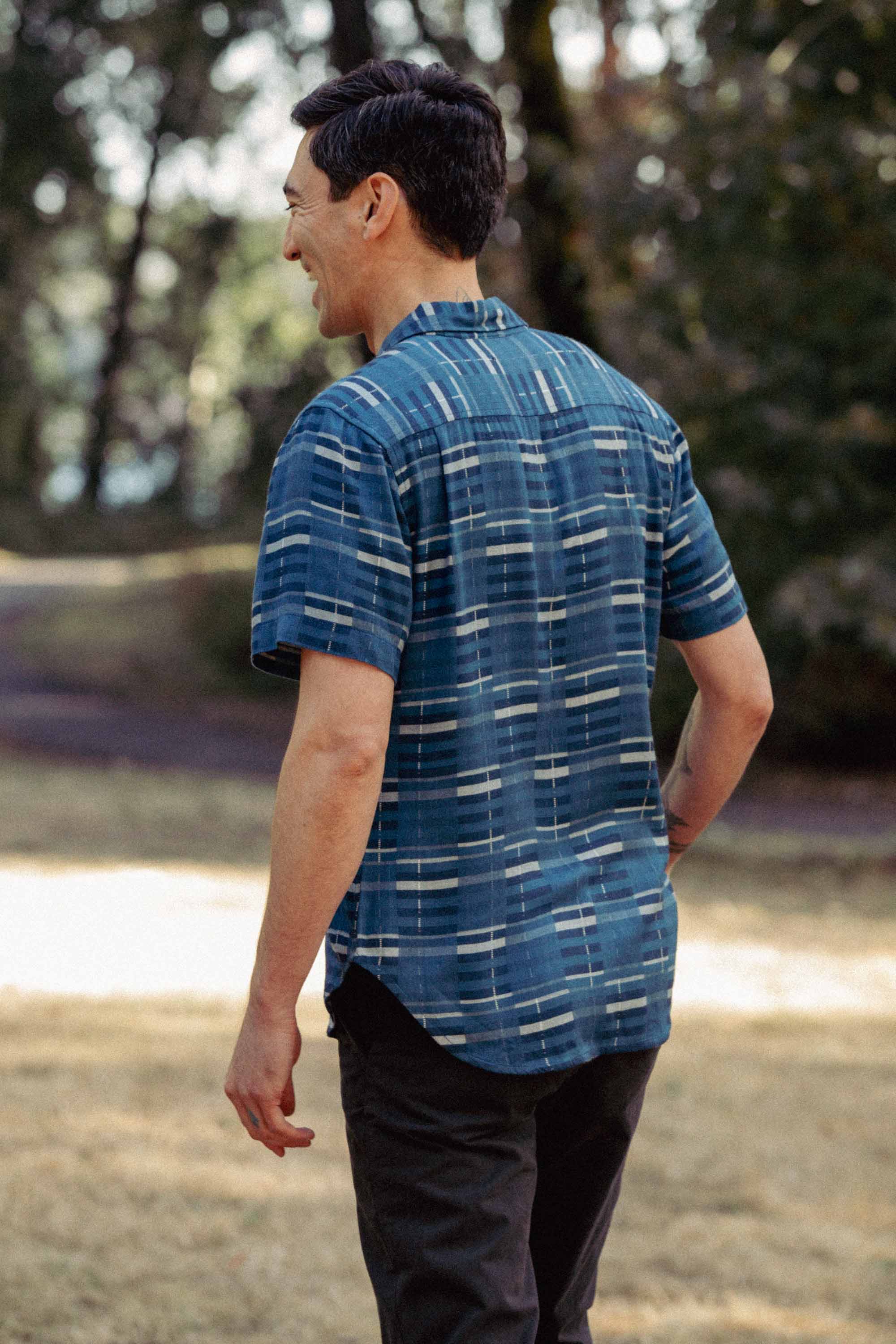 Emerson Slim Shirt / Stormcrest Stripe