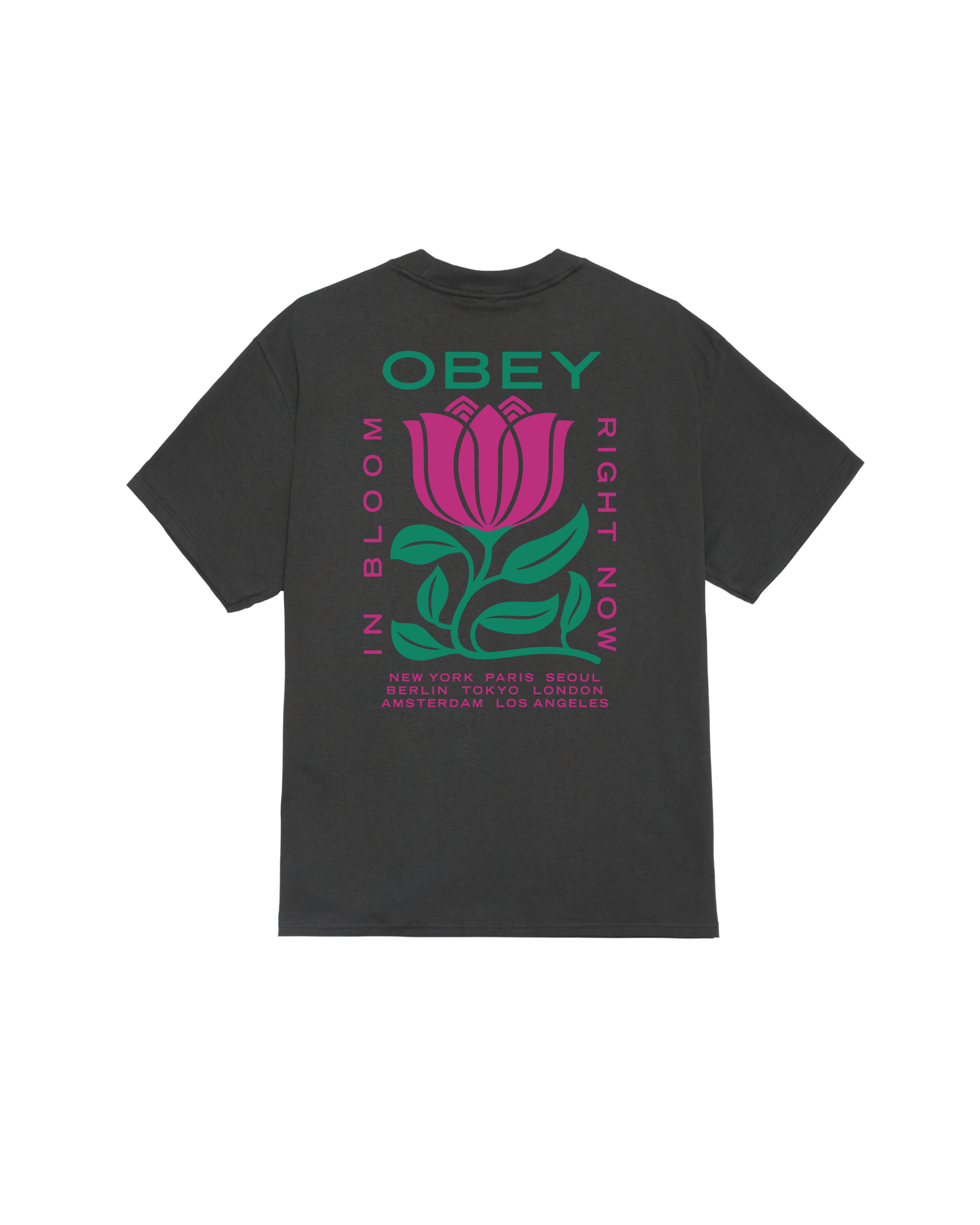 OBEY IN BLOOM TEE