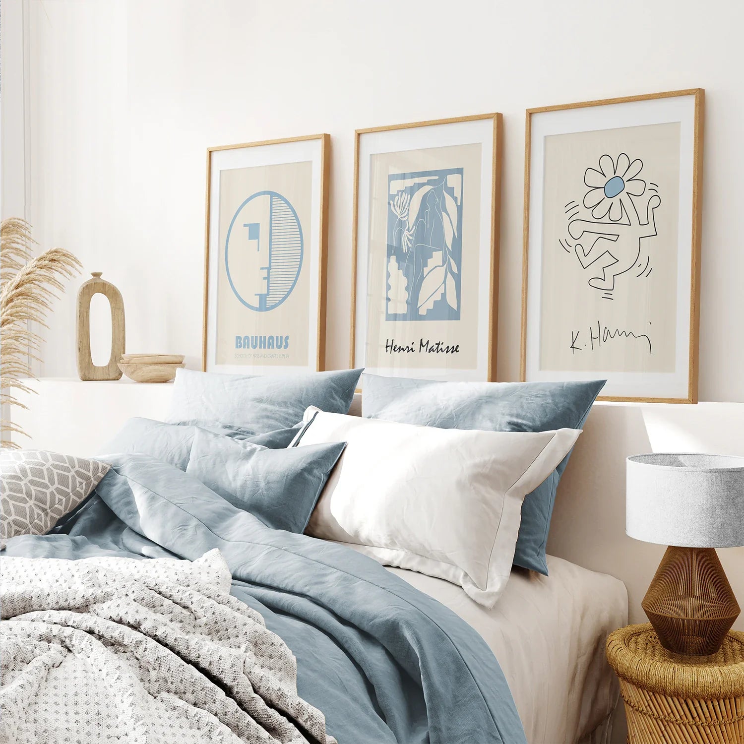 Bauhaus & Matisse  3 Piece Wall Art