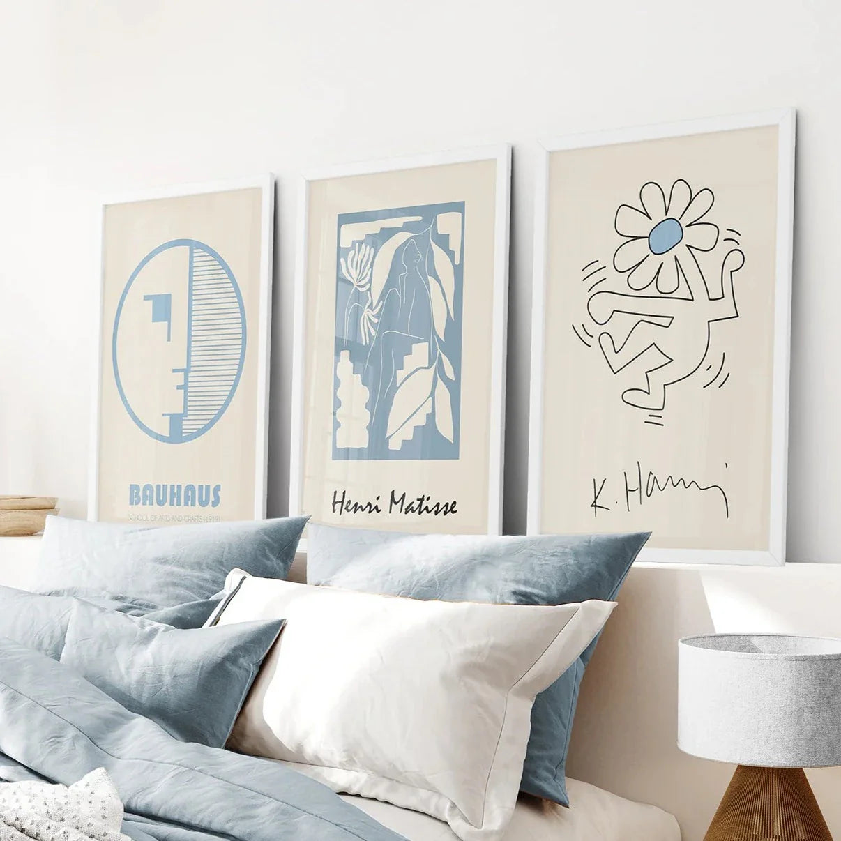Bauhaus & Matisse  3 Piece Wall Art