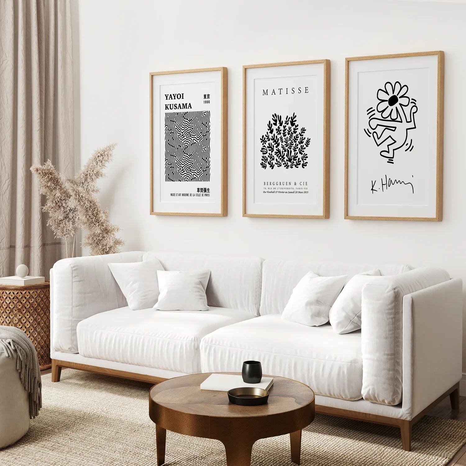Matisse, Kusama & Haring 3 Piece Wall Art