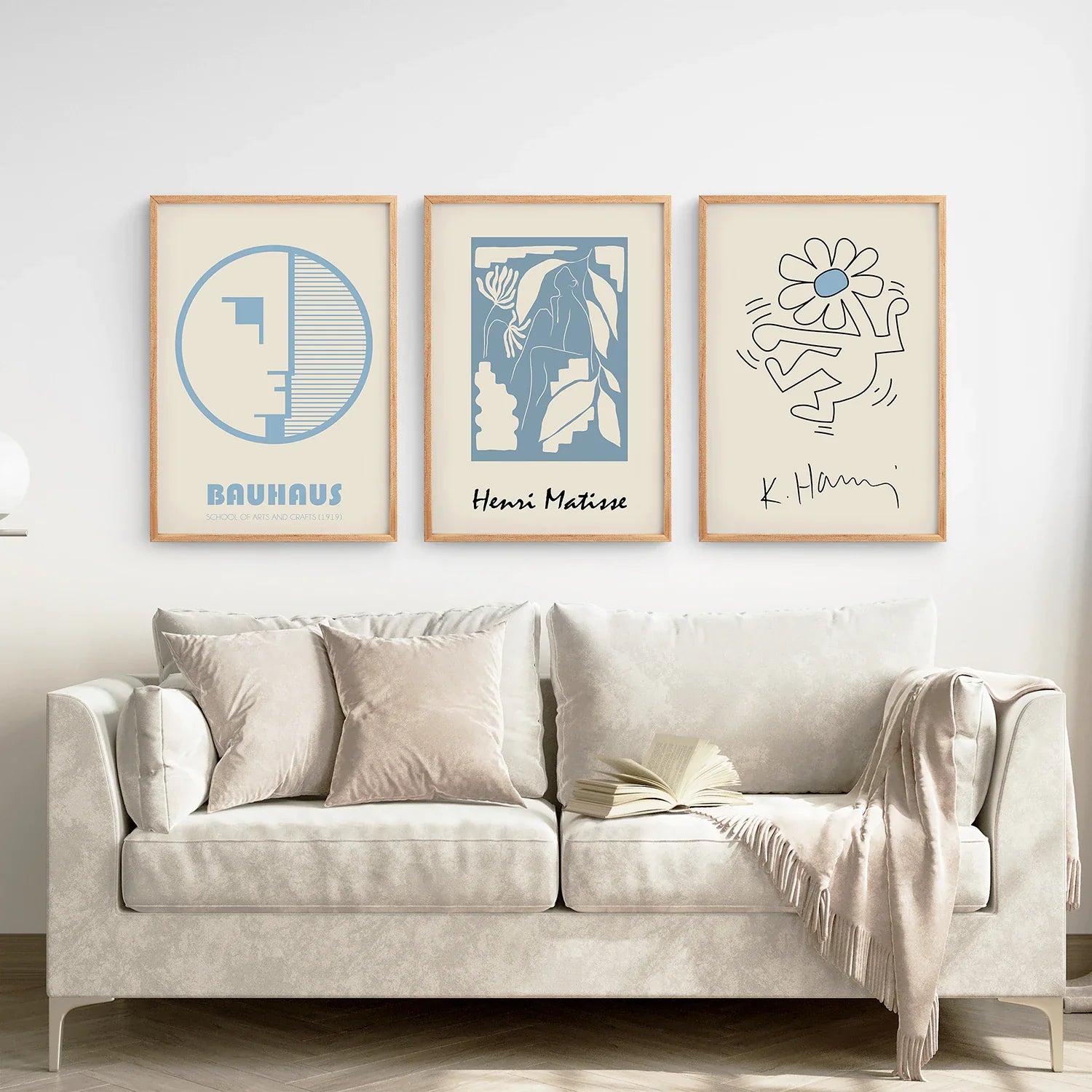 Bauhaus & Matisse  3 Piece Wall Art
