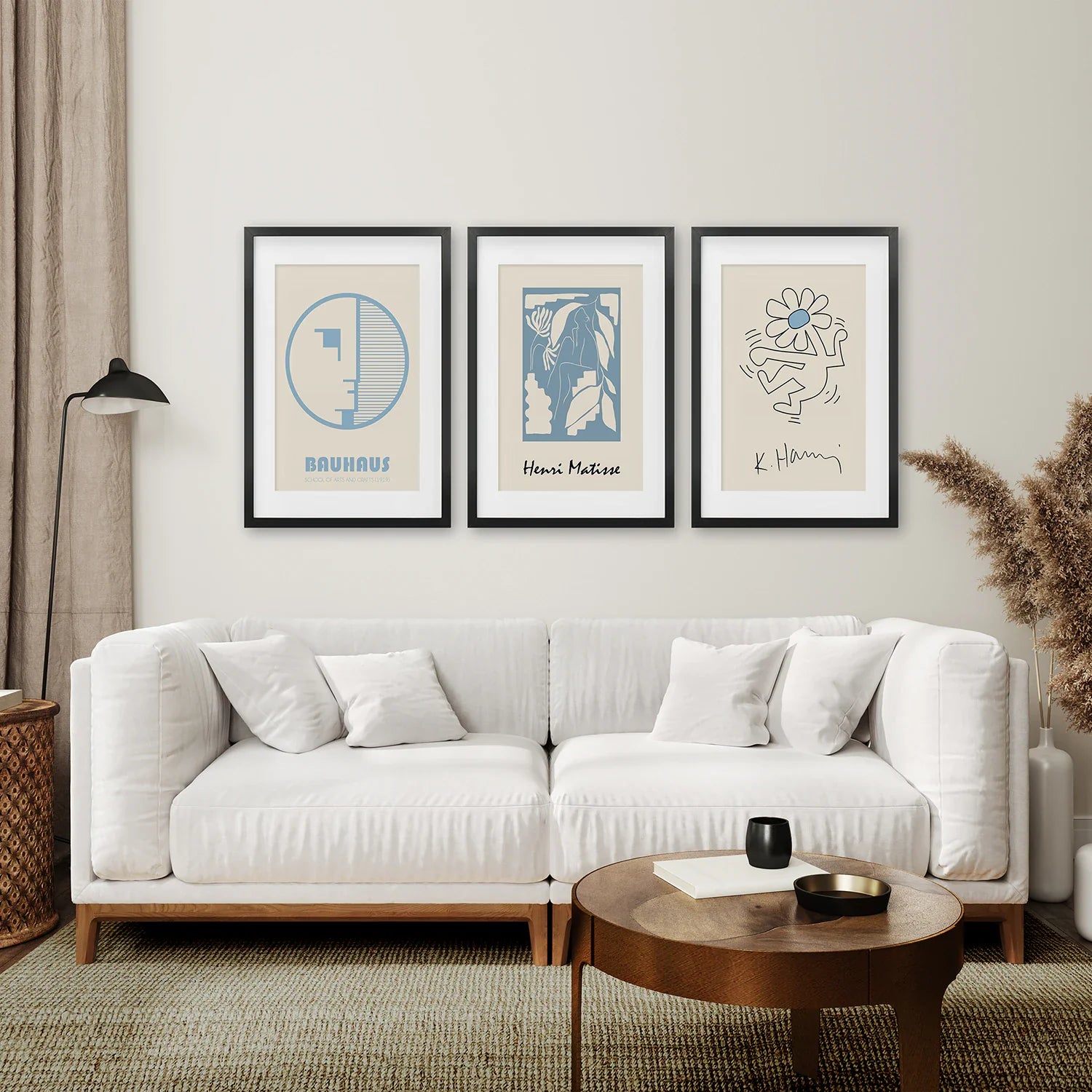 Bauhaus & Matisse  3 Piece Wall Art
