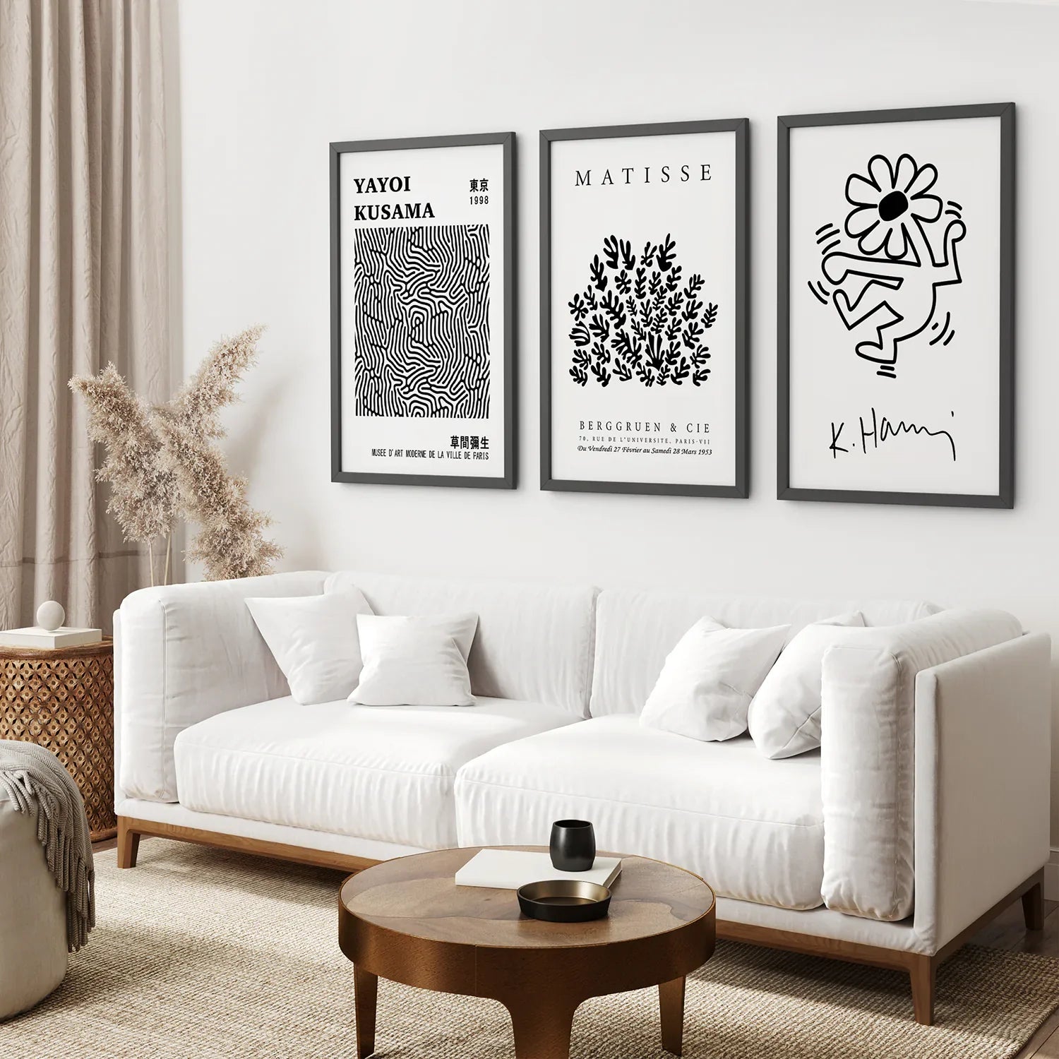 Matisse, Kusama & Haring 3 Piece Wall Art