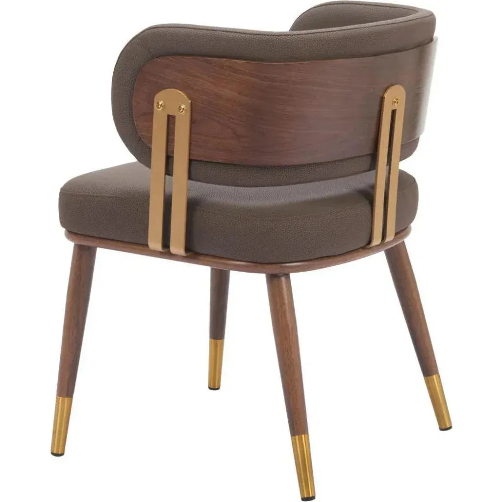 Brew Wood & Steel Dining Chair 2PC
