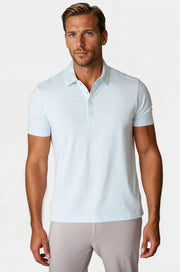 Coolest Polo Tech Shirt - Light Blue