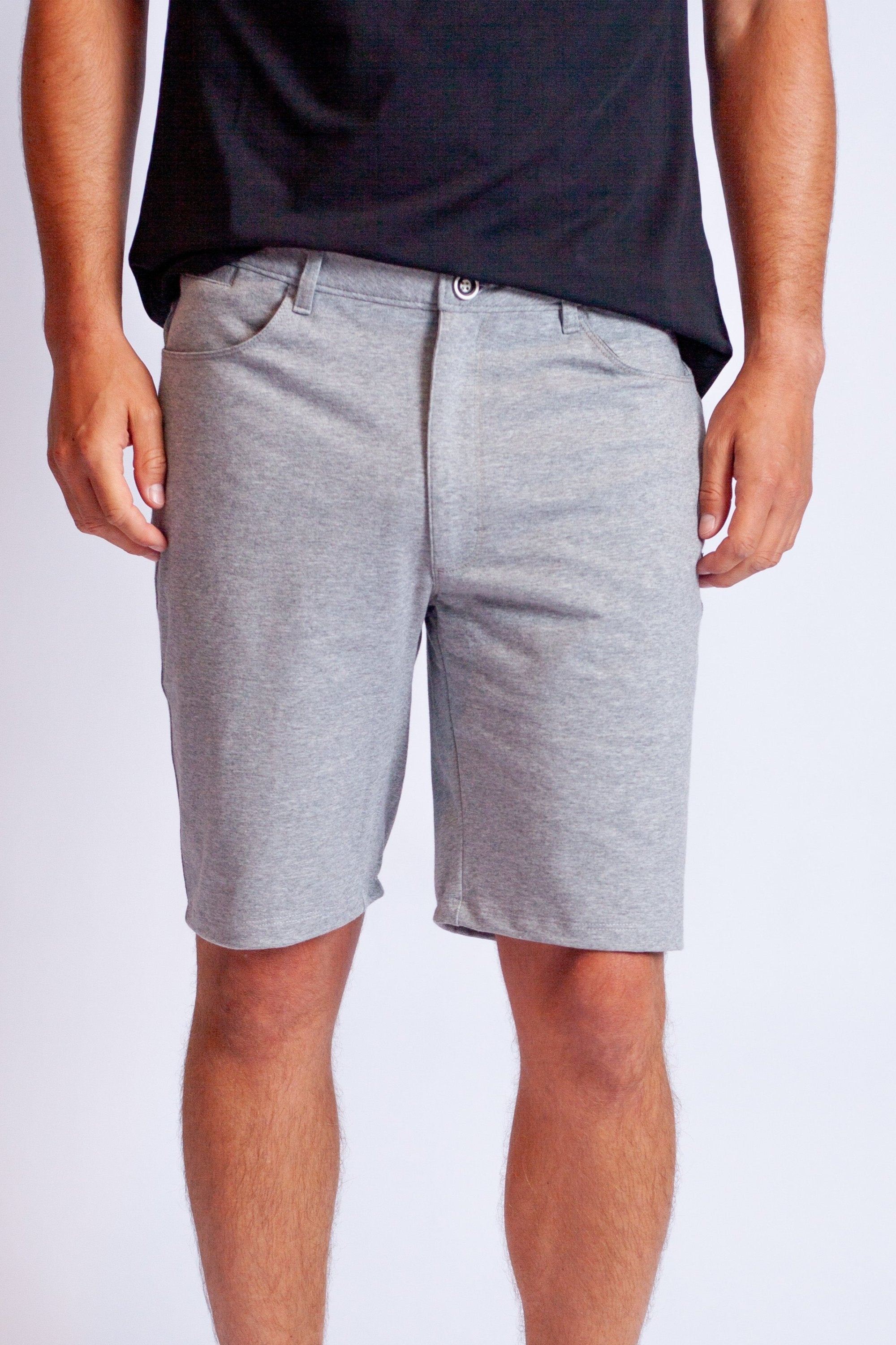 High-Five Tech Shorts - Heather Grey