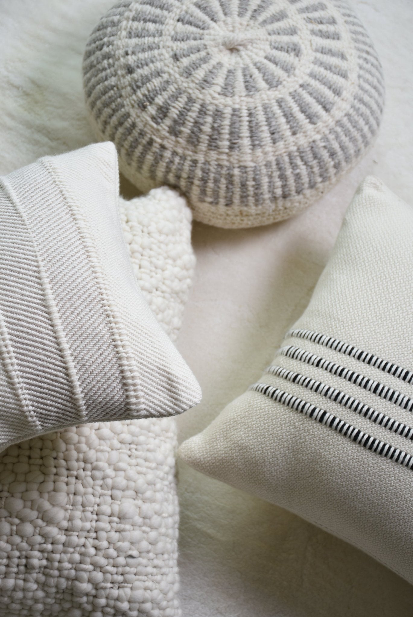 Cerro Grey Throw Pillow
