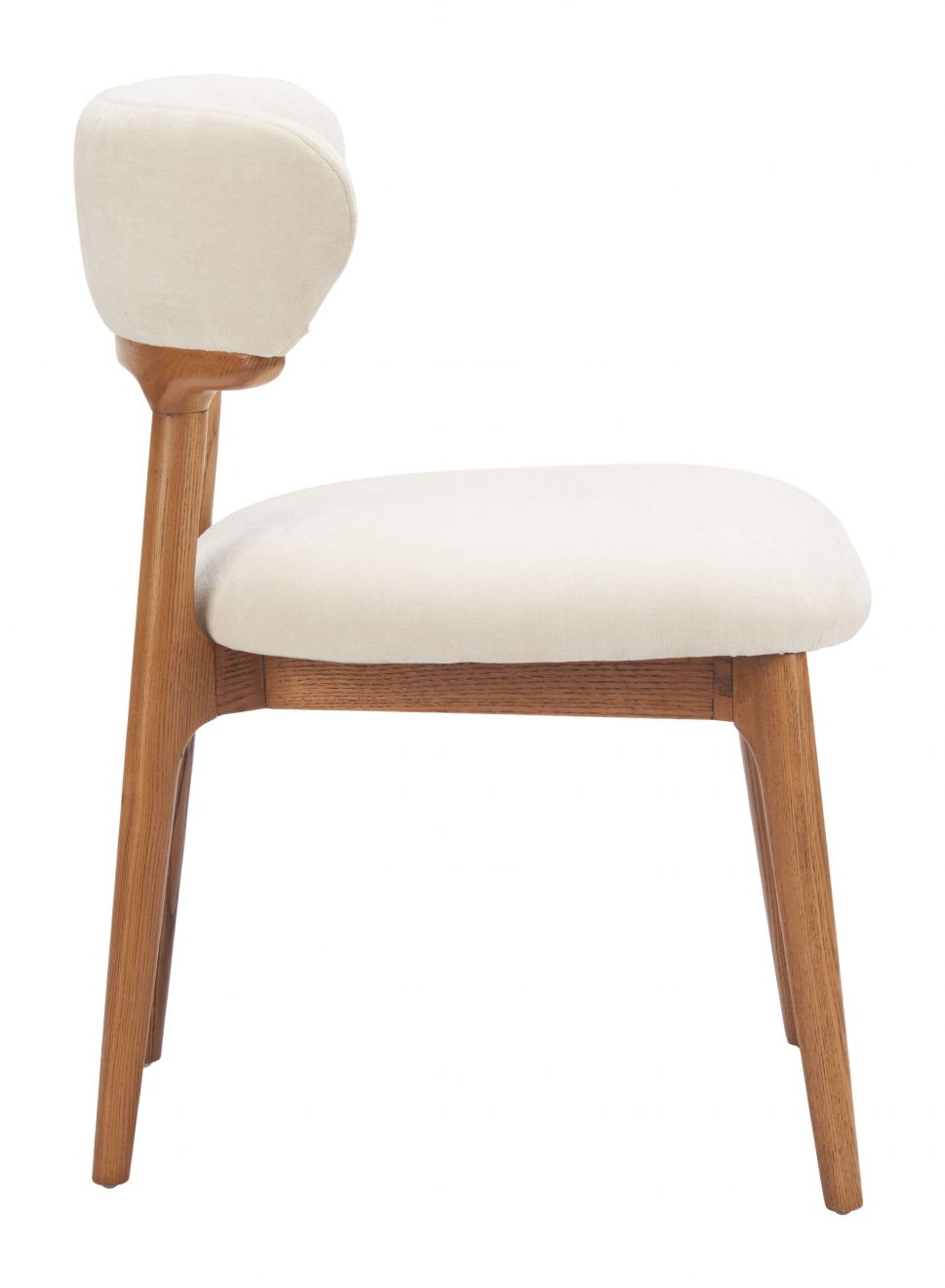 Cedar Fabric Armless Dining Chair (Set of 2)