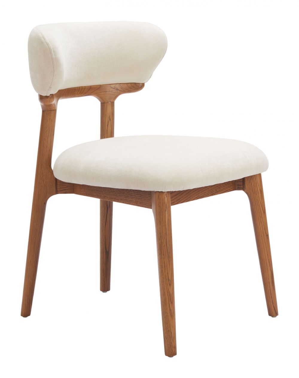 Cedar Fabric Armless Dining Chair (Set of 2)