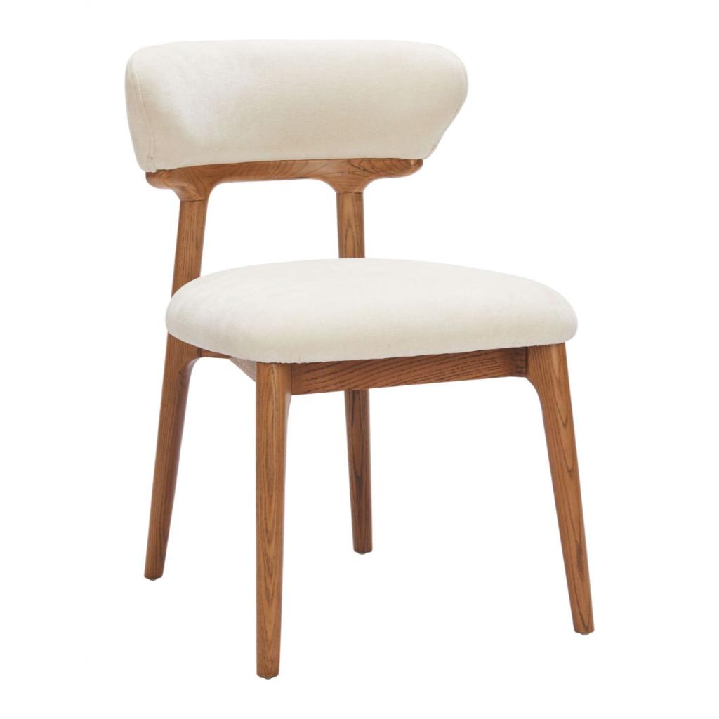 Cedar Fabric Armless Dining Chair (Set of 2)