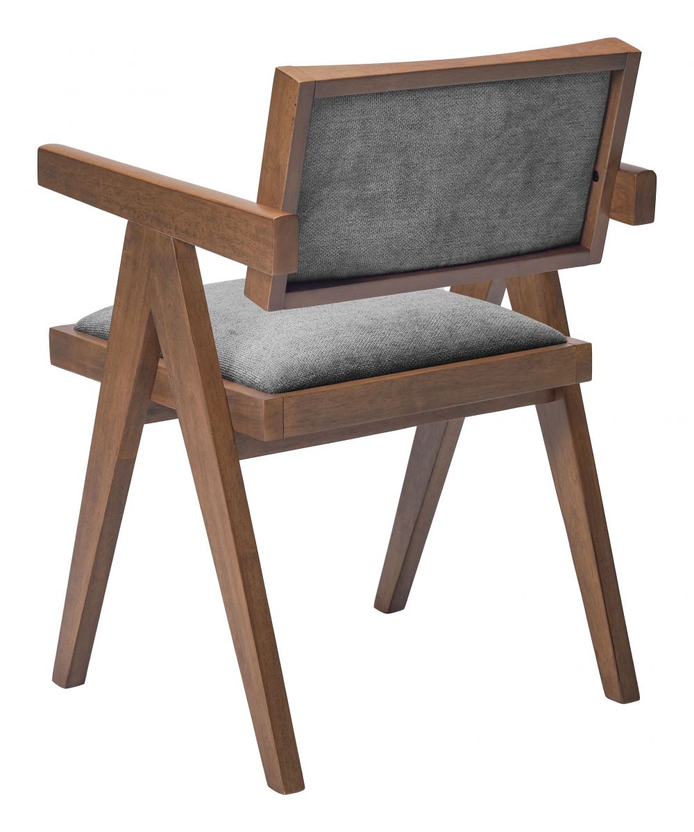 Delhi Grey Fabric Dining Chair 2PC