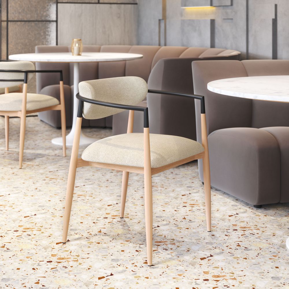 Equinox Textured Fabric Dining Chair