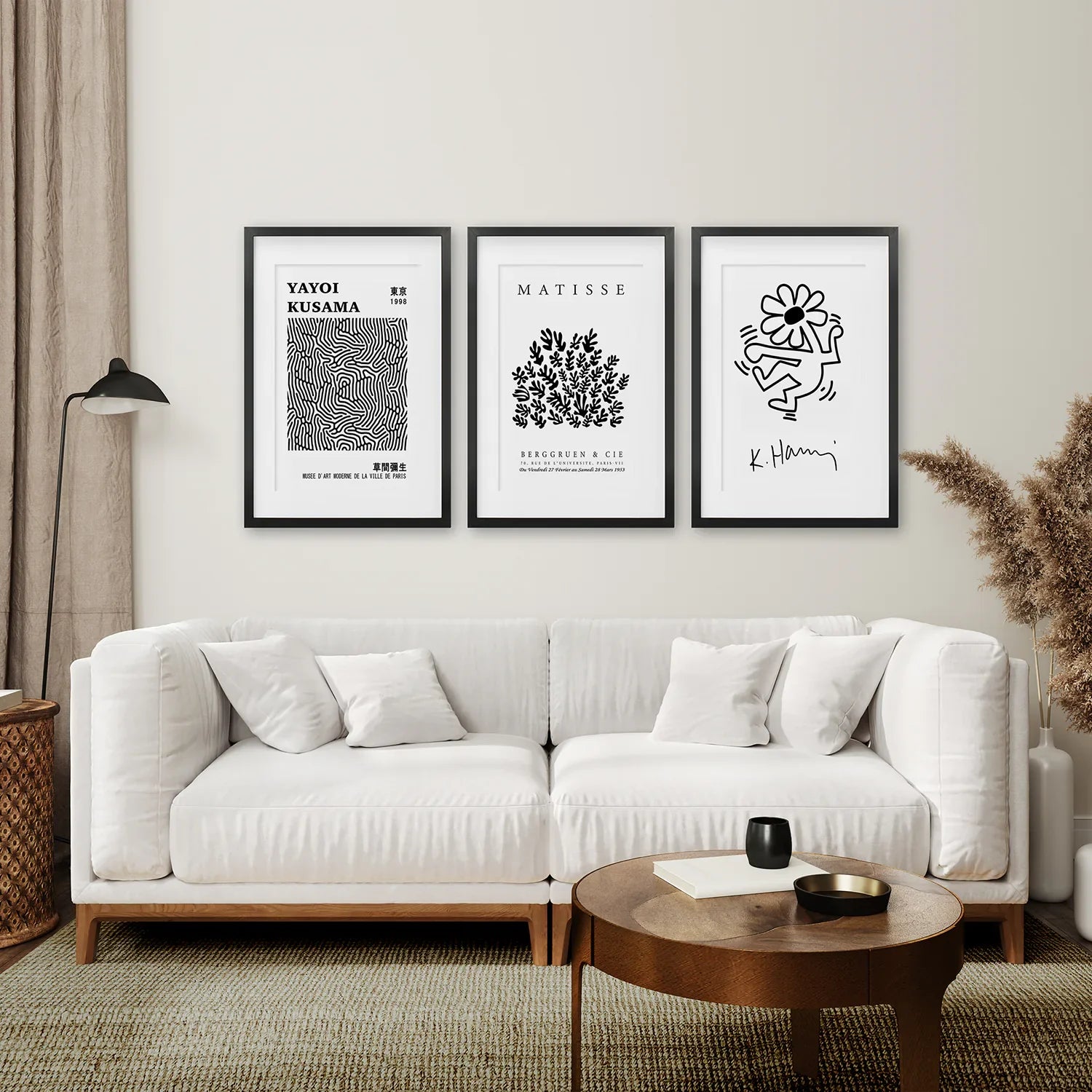 Matisse, Kusama & Haring 3 Piece Wall Art