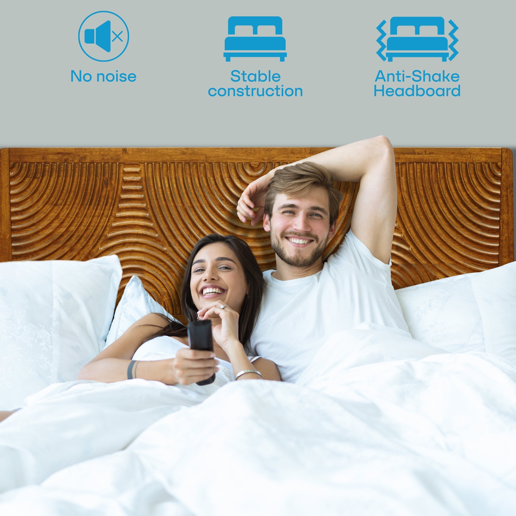 Harmony Solid Wood Bed Frame