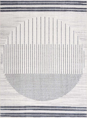 Thad Medium Gray Washable Area Rug