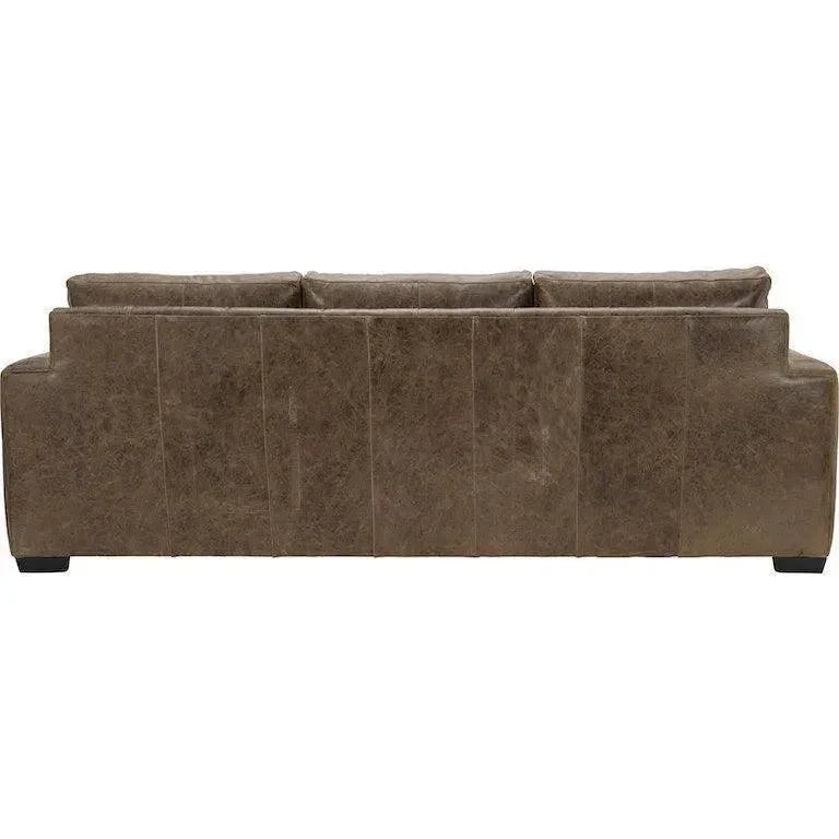 Leather Sofa Brown Alabama BenchMade the USA