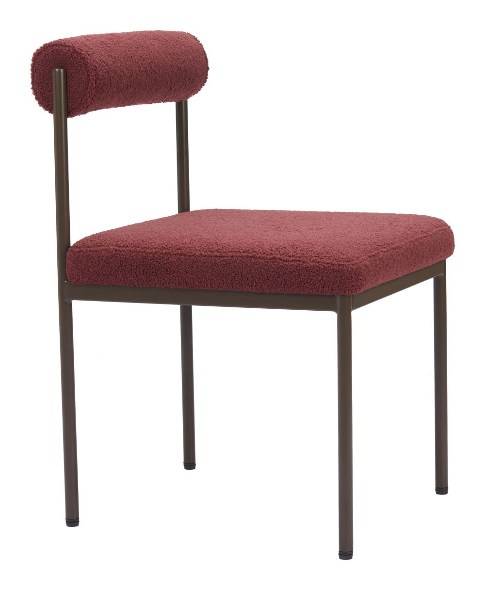 Livorno Shearling Fabric Dining Chair