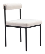 Livorno Shearling Fabric Dining Chair