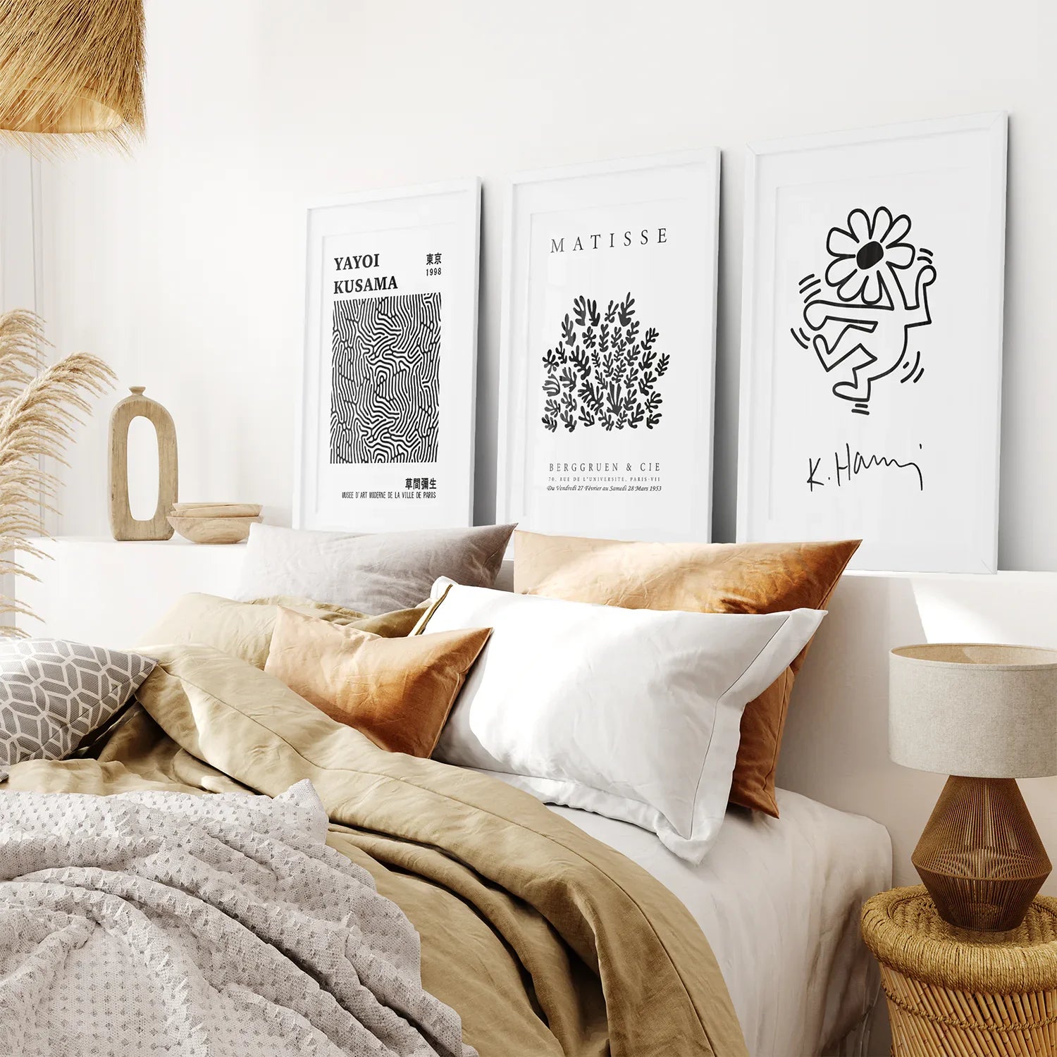 Matisse, Kusama & Haring 3 Piece Wall Art