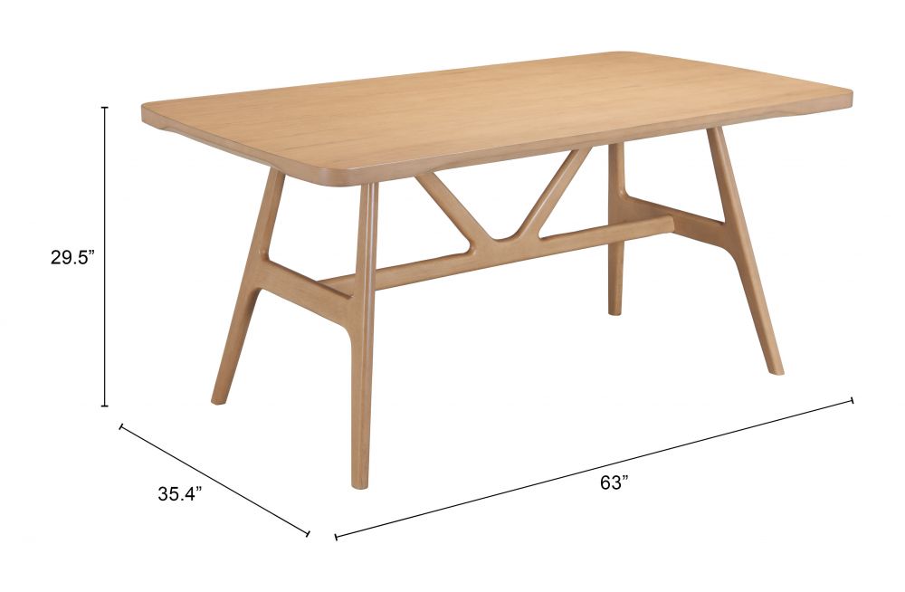 Rovina Natural Wooden Dining Table