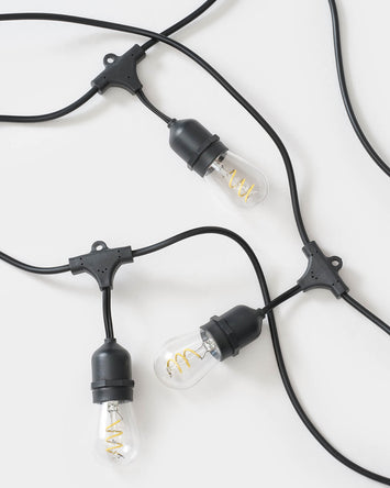 Spiral Hanging Plug-in String Lights