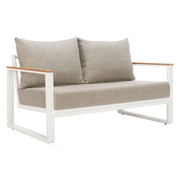 Welt Olefin Fabric Outdoor Sofa