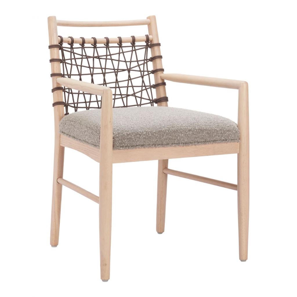 Wezly Textured Fabric Dining Chair 2PC