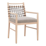 Wezly Textured Fabric Dining Chair 2PC