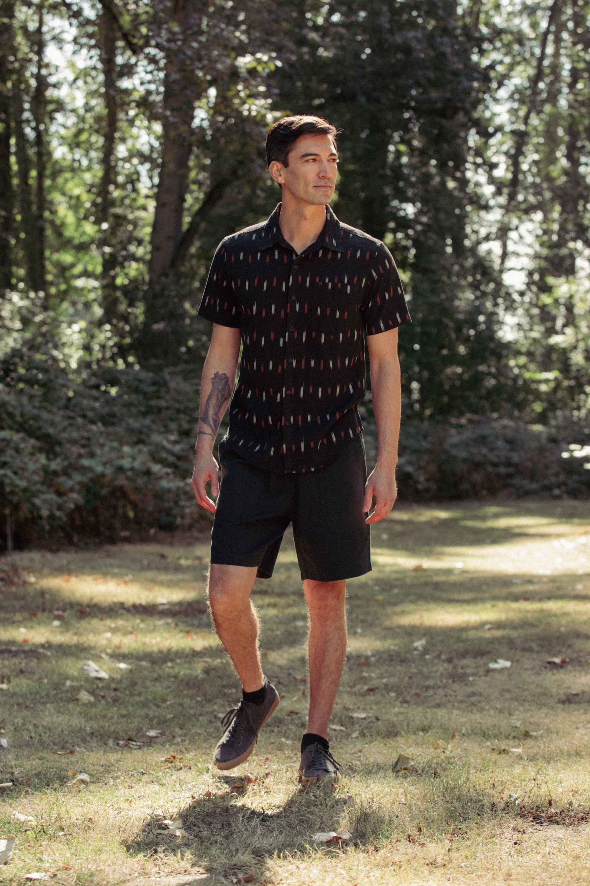 Harbor Slim Shirt / Dotted Horizon