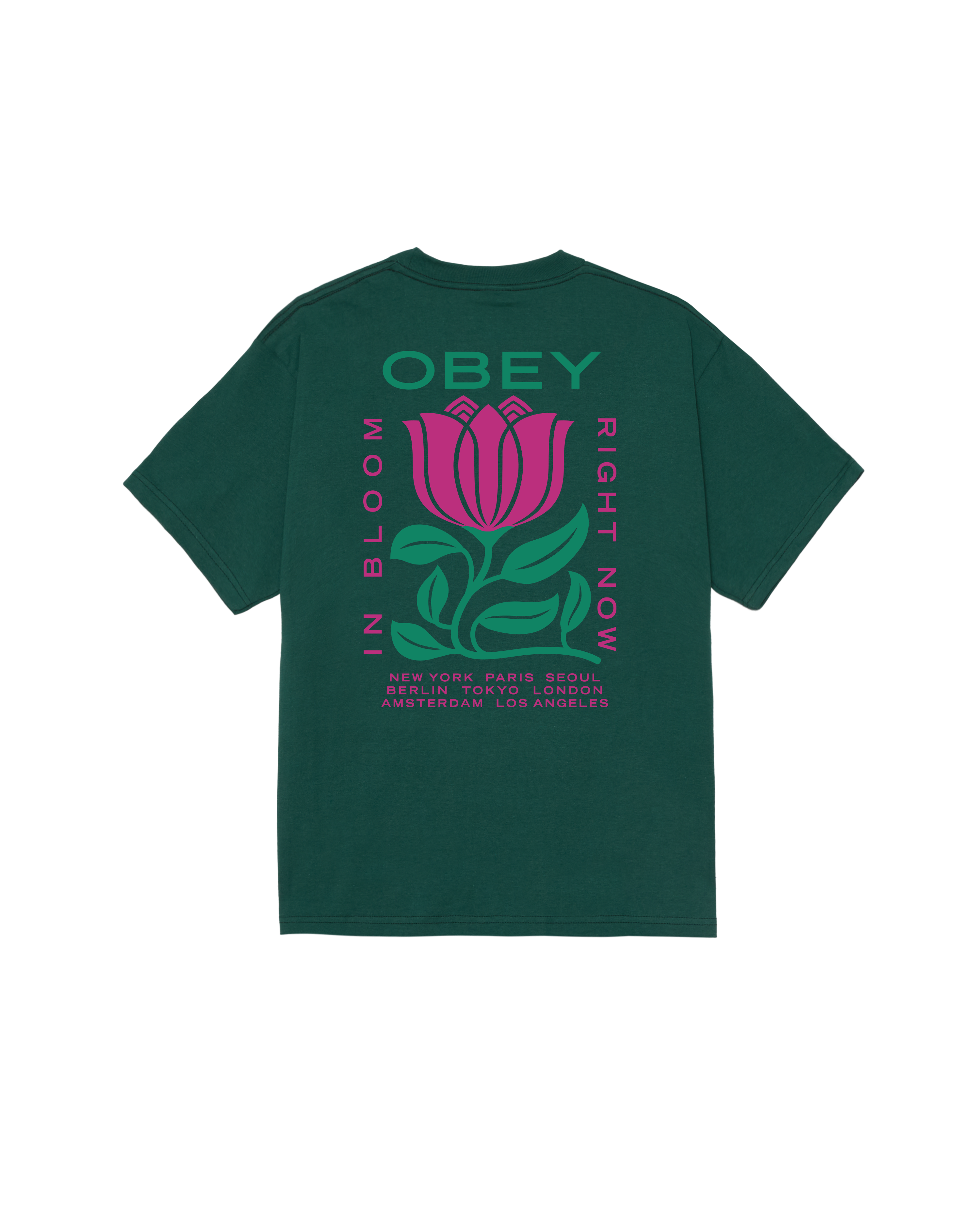 OBEY IN BLOOM TEE