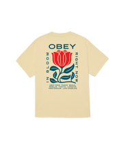 OBEY IN BLOOM TEE