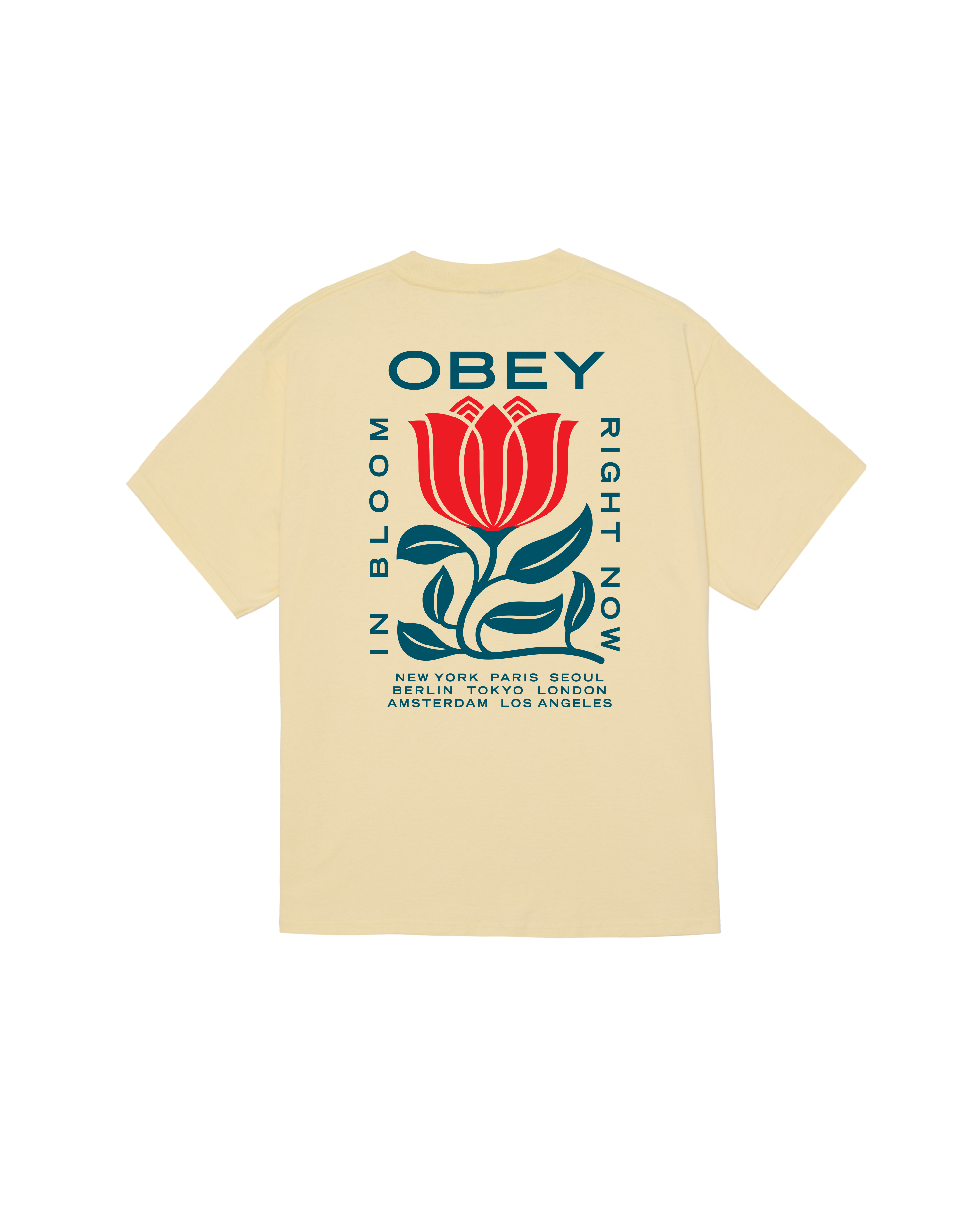 OBEY IN BLOOM TEE